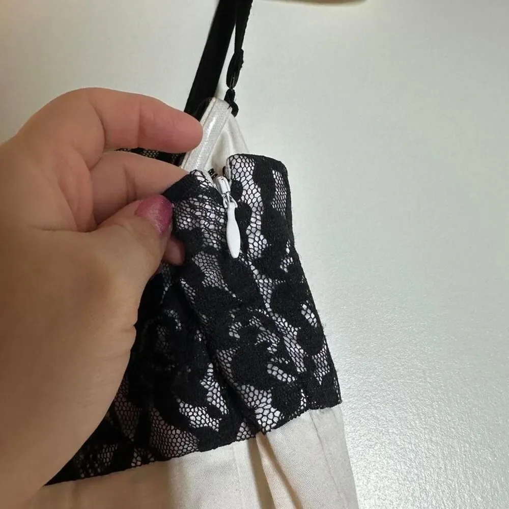 Guess Women's White and Black Dress